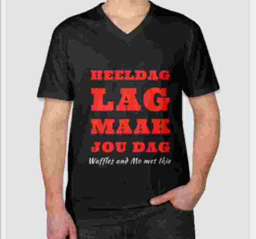 Heeldag lag maak jou dag (V-neck)